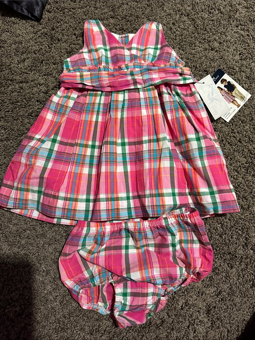 American living sleeveless dress 9 mths